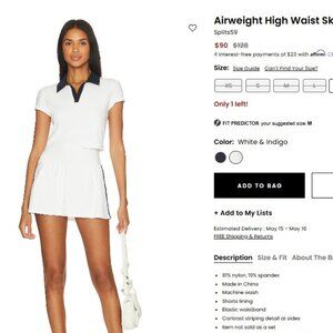 Spilt59 Airweight High Waist Skort